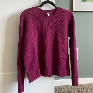 Fuchsia Athleta Wool/Cashmere Sweater